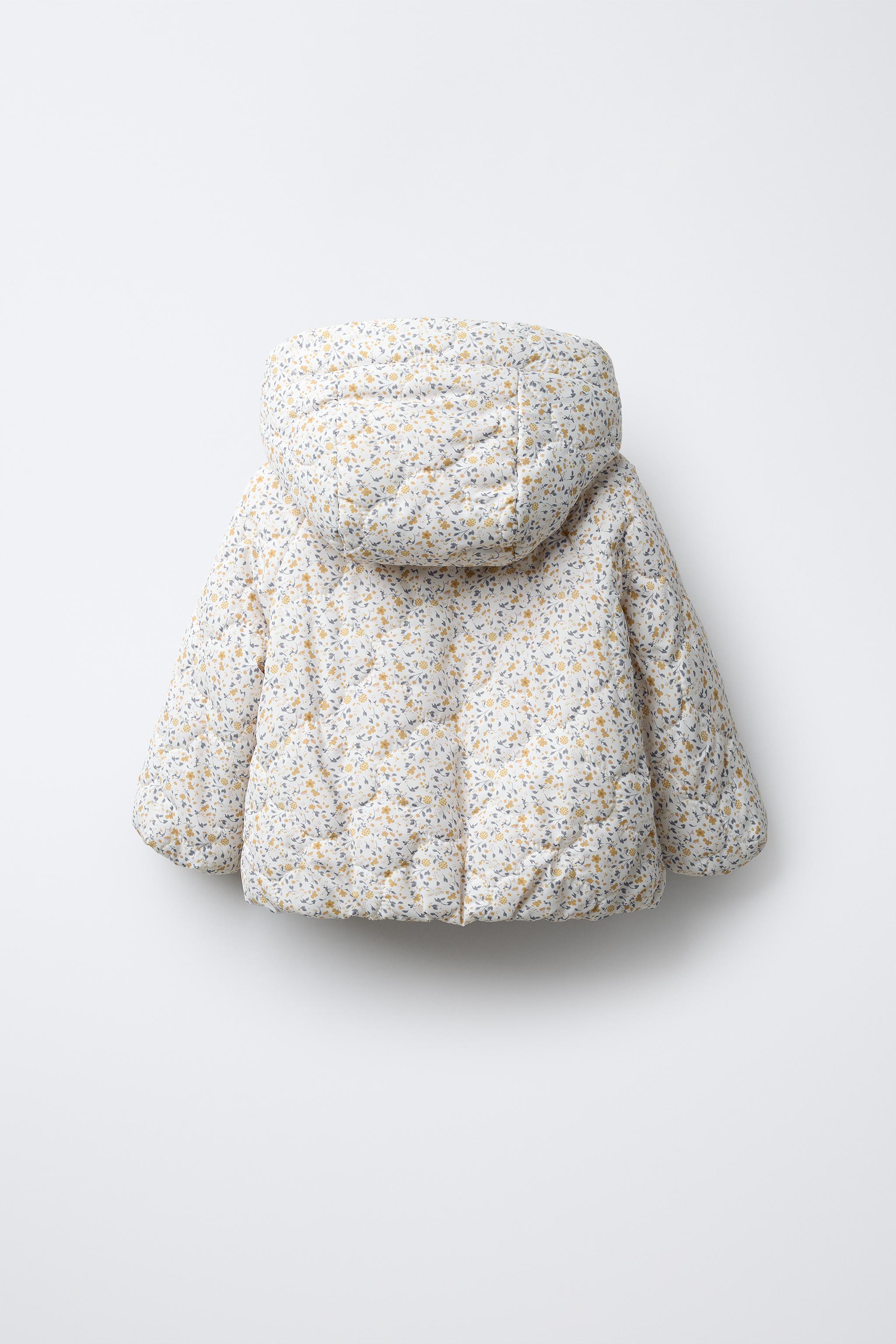 FLORAL PRINT NYLON JACKET